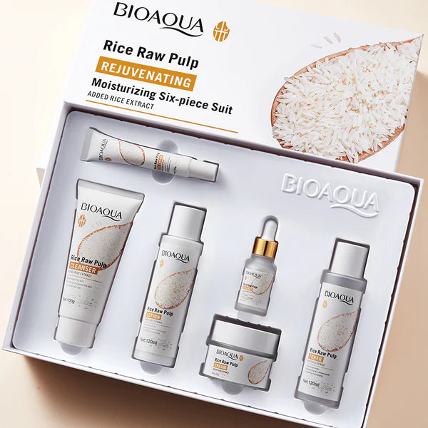 Kit de Arroz Bioaqua Caja de Lujo 6 Productos